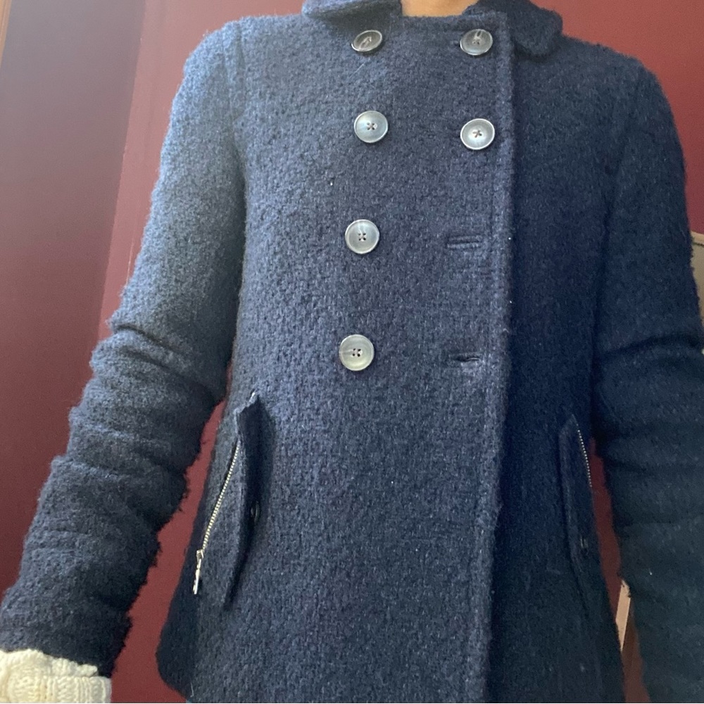 NAVY BLUE GAP PEACOAT